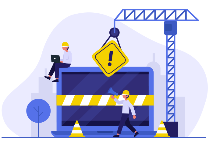 Equipo trabajando en la actualización de una plataforma digital